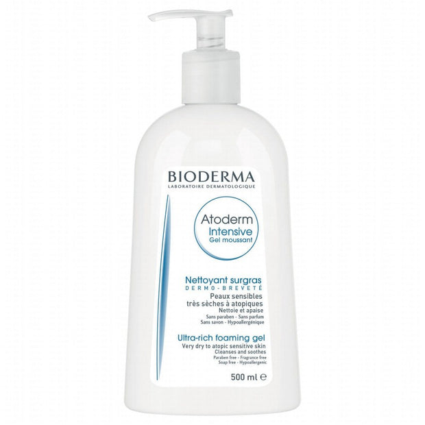 Bioderma Atoderm Intensive Gel Moussant Nettoyant Ultra Apaisant 500