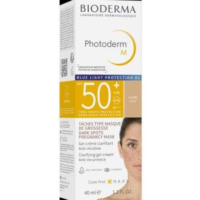 BIODERMA PHOTODERM M SPF 50 BLEU LIGHT PROTECTION 61 CLAIRE 40ML Parapharmacie prix Maroc