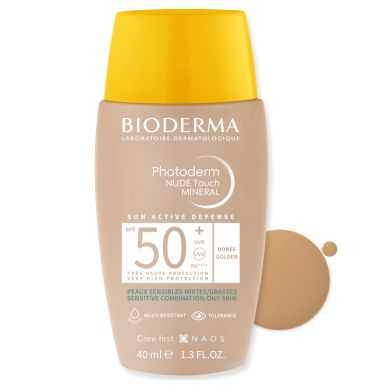 BIODERMA PHOTODERM NUDE TOUCH SPF 50+ TEINTE DOREE Parapharmacie prix Maroc
