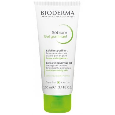 BIODERMA SEBIUM GEL GOMMANT EXFOLIANT PURIFIANT 100ML Parapharmacie prix Maroc