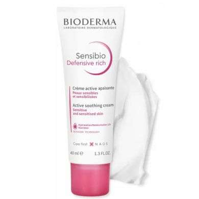 BIODERMA SENSIBIO DEFENSIVE RICHE CREME ACTIVE APAISANTE 40 ML Parapharmacie prix Maroc