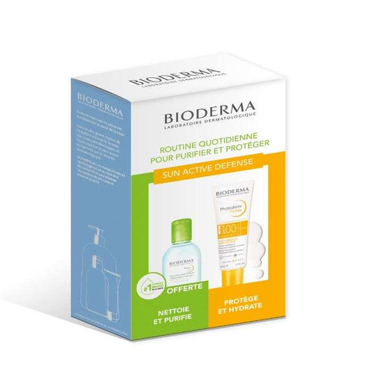 BIODERMA OFFRE PHOTODERM FLUIDE MAX SPF 100 INVISIBLE 40 ML+ SEBIUM H2O 100ML OFFERT Parapharmacie prix Maroc