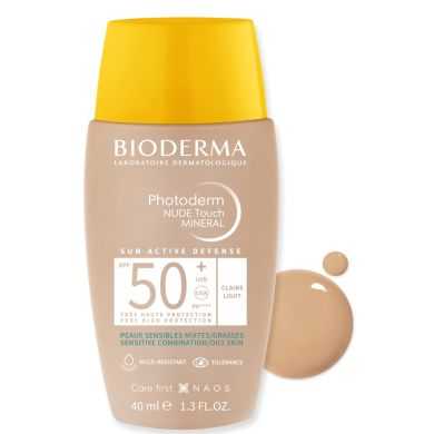 BIODERMA PHOTODERM NUDE TOUCH SPF 50+ TEINTE CLAIRE Parapharmacie prix Maroc