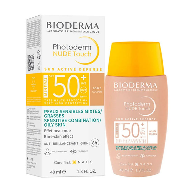 BIODERMA PHOTODERM nude touch teinte dorée spf50+ 40 ml prix Maroc