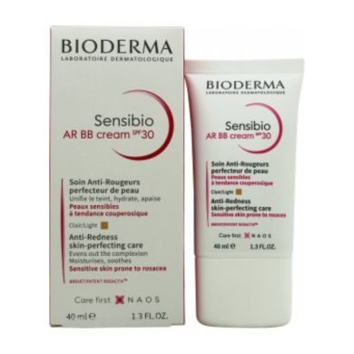 BIODERMA SENSIBIO AR BB CREAM CLAIR SOIN ANTI ROUGEURS SPF30 PERFECTEUR DE PEAU 40 ML Parapharmacie prix Maroc