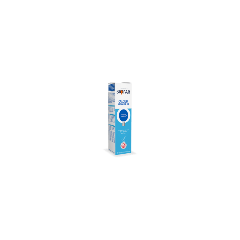 Biofar Calcium D3 20 Comprimés Effervescents
