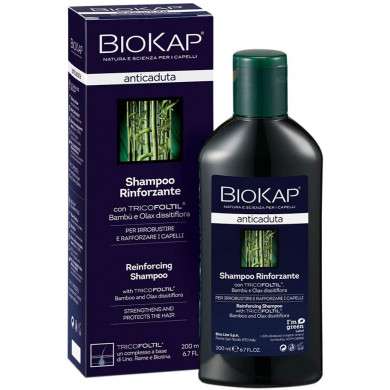 BIOKAP ANTICADUTA SHAMPOING RENFORCANT ANTI CHUTE 200ML Parapharmacie prix Maroc