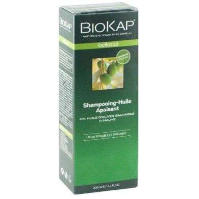 BIOKAP SHAMPOING HUILE APAISANT CUIR CHEVELU SENSIBLE ET IRRITE 200 ML Parapharmacie prix Maroc