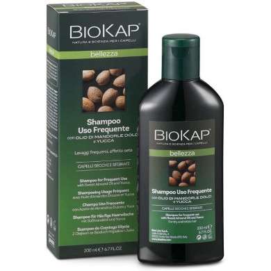 BIOKAP SHAMPOING USAGE FREQUENT A L'AMANDE DOUCE 200 ML Parapharmacie prix Maroc