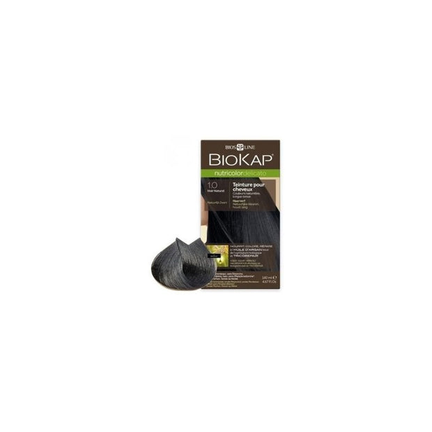 Biokap – Nutricolor Delicato 1.0 Noir Naturel, 140 ml