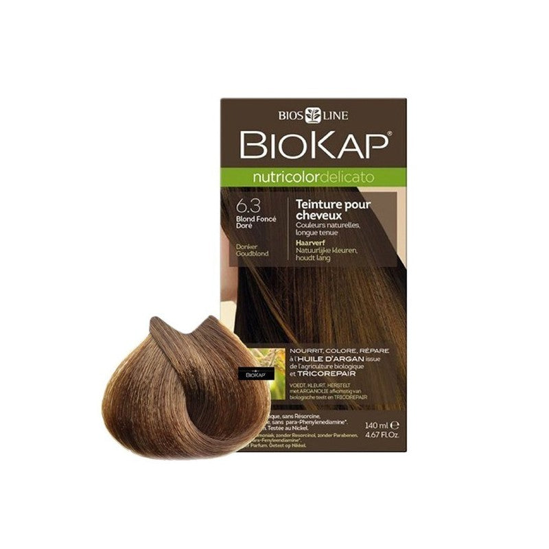 Biokap – Nutricolor Delicato 6,3 Blond Foncé Doré