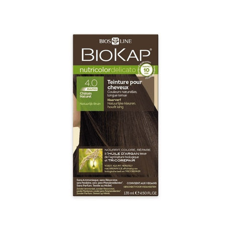 BIOKAP – Nutricolor Delicato Rapid 4.0 Châtain Naturel 135ml prix Maroc