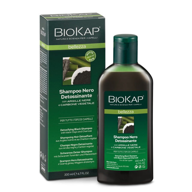 BIOKAP shampooing noir détox | 200 ml prix Maroc