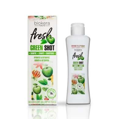 BIOKERA FRESH GREEN SHOT SHAMPOING 300 ML Parapharmacie prix Maroc