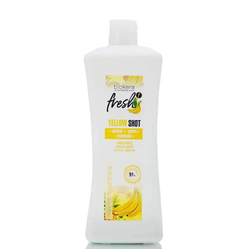 BIOKERA FRESH YELLOW SHOT SHAMPOOING 1000ML