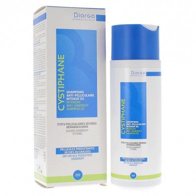 BIORGA CYSTIPHANE SHAMPOING ANTI PELLICULAIRE INTENSIF DS 200 ML Parapharmacie prix Maroc