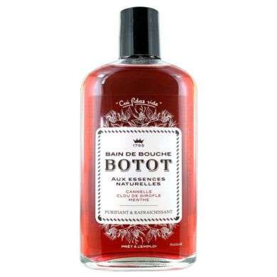 BOTOT BAIN DE BOUCHE AUX ESSENCES NATURELS CANNELLE CLOU DE GIROFLE MENTHE 250 ML prix Maroc