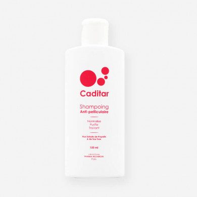CADITAR SHAMPOOING ANTI PELLICULAIRE 150 ML Parapharmacie prix Maroc