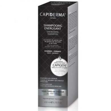 CAPIDERMA ENERGISANT SHAMPOOING 200 ML Parapharmacie prix Maroc