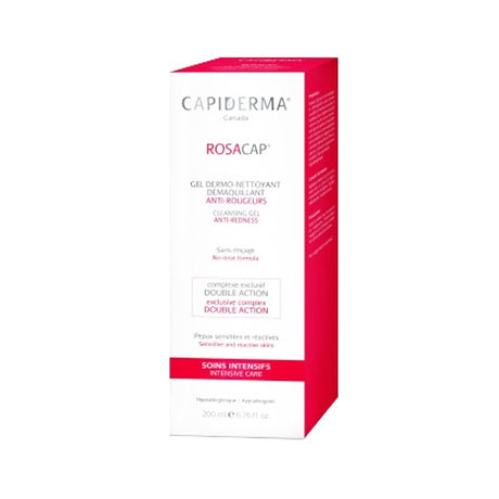CAPIDERMA ROSACAP gel anti-rougeurs dermo-nettoyant | 200 ml prix Maroc
