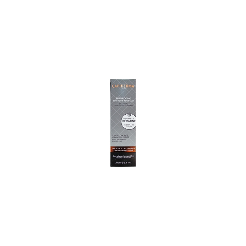 Capiderma Shampooing à la Kératine Fortifiant 200 ml