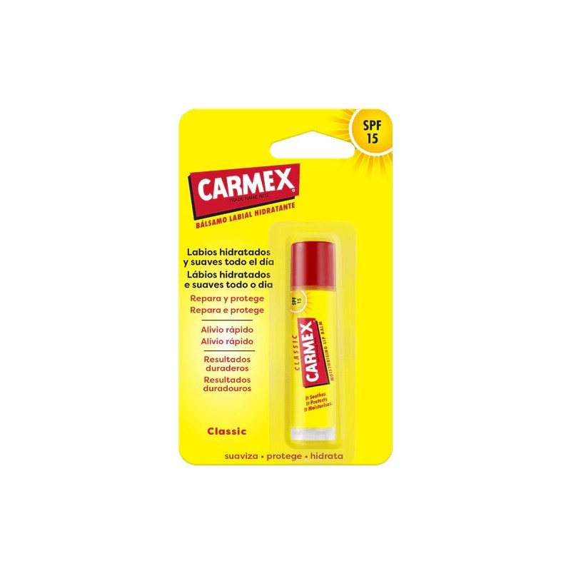 CARMEX baume à lèvres Classic Spf 15 | stick 4.25 G