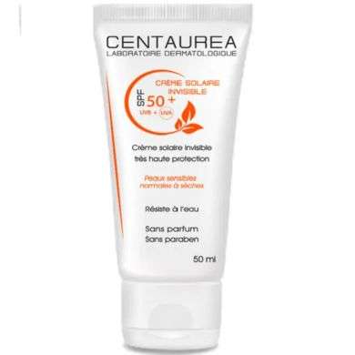 CENTAUREA CREME SOLAIRE INVISIBLE SPF 50+ 50 ML prix Maroc