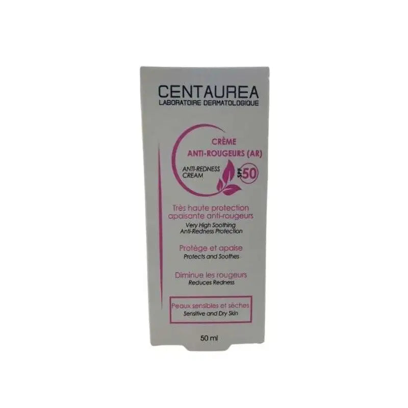 CENTAUREA CREME ANTI-ROUGEURS AR SPF50 50ML