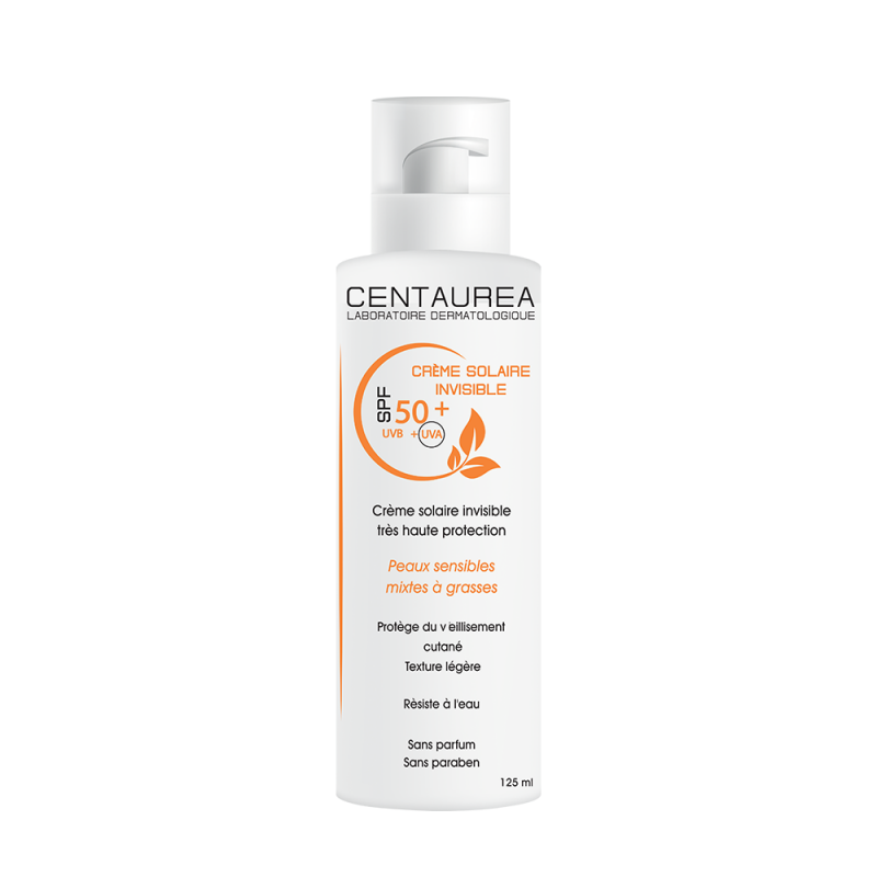Centaurea Crème Solaire Invisible SPF 50+ (125ml)