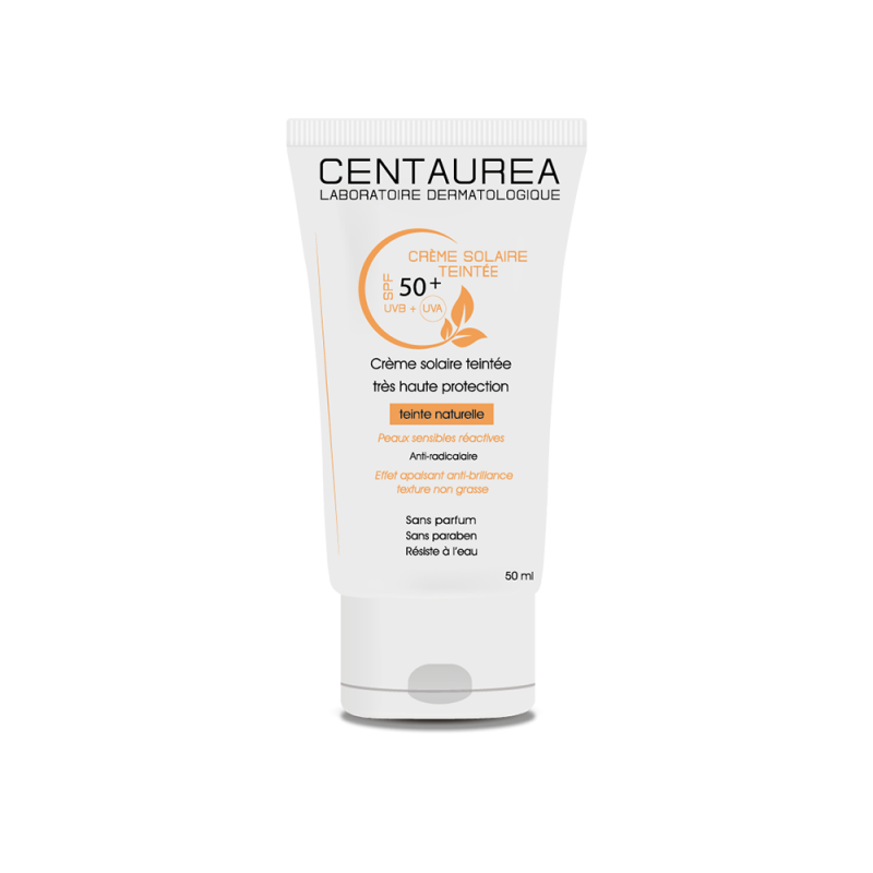 CENTAUREA crème solaire Teintée spf 50+ (50ml) prix Maroc