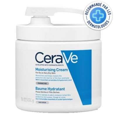 CERAVE BAUME HYDRATANT AVEC POMPE 454 G Parapharmacie prix Maroc