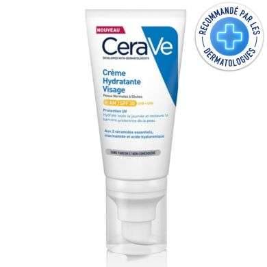 CERAVE CREME HYDRATANTE VISAGE SPF 30 PEAUX NORMALES A SECHES 52 ML Parapharmacie prix Maroc