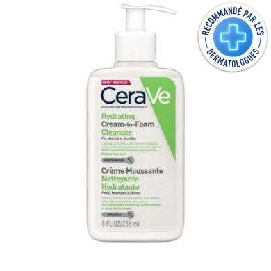 CERAVE CREME MOUSSANTE HYDRATANTE 236 ML prix Maroc