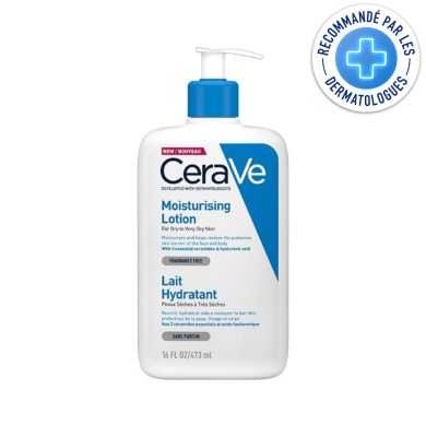 CERAVE LAIT HYDRATANT PEAUX SECHES A TRES SECHES 473 ML Parapharmacie prix Maroc
