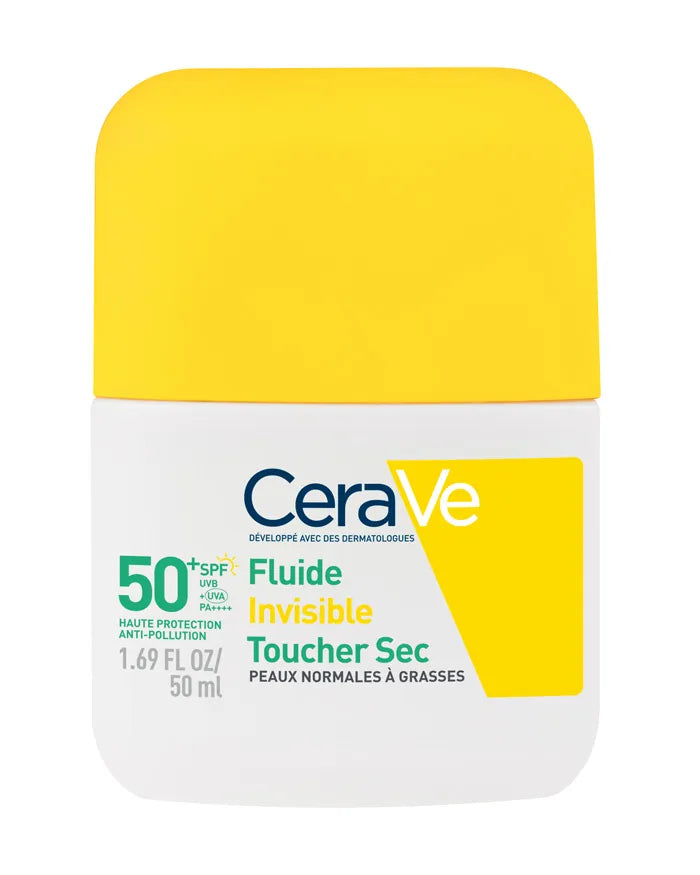 CeraVe Fluide Invisible Toucher Sec SPF50+ 50 ml prix Maroc