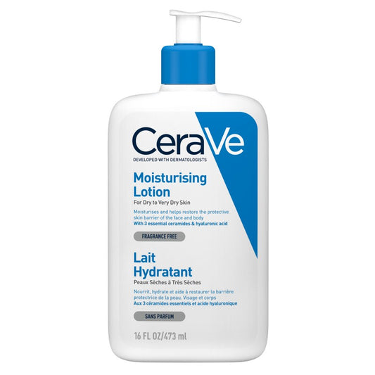 CeraVe Lait Hydratant Léger Peau Sèche à Très Sèche 473ml