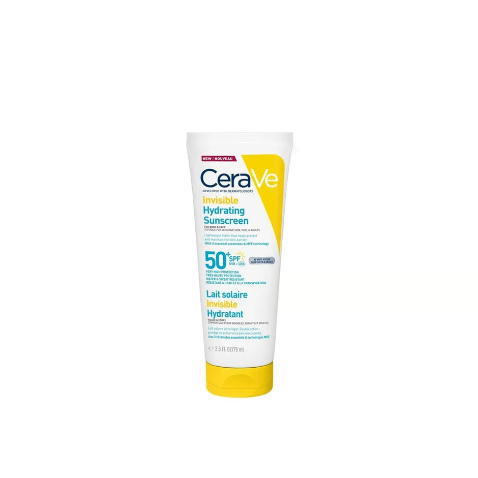 CeraVe Lait Solaire Invisible Hydratant SPF50+ 75 ml prix Maroc