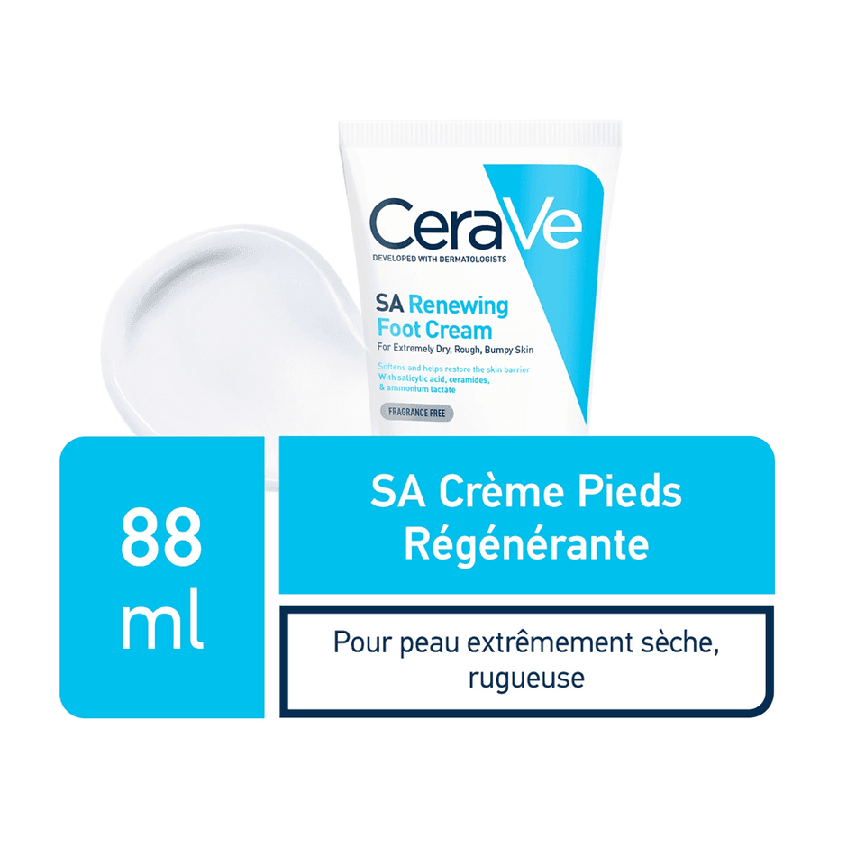 CeraVe SA Crème Régénérante Pieds Très Secs et Abîmés 88 ml Maroc