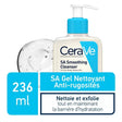 CeraVe SA Gel Nettoyant Anti-Rugosités Peau Sèche et Rugueuse | 236ml prix Maroc