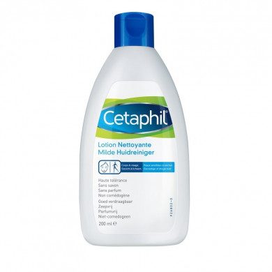 CETAPHIL LOTION NETTOYANTE VISAGE ET CORPS PEAUX SECHES OU SENSIBLES 200 ML Parapharmacie prix Maroc