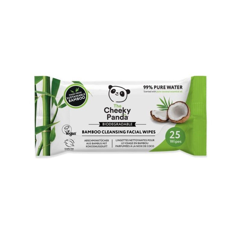 CHEEKY panda Lingettes Démaquillantes Coco 25 Unités