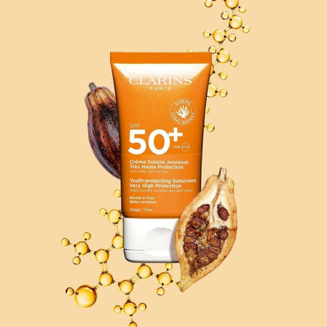 CLARINS Crème solaire jeunesse très haute protection visage SPF50+ 50ml prix Maroc