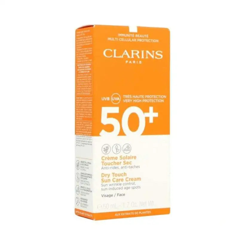 CLARINS creme solaire toucher sec SPF 50+ | 50ml
