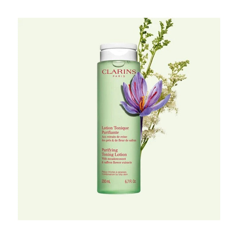 CLARINS LOTION TONIQUE PURIFIANTE PEAUX MIXTES A GRASSES 200ML