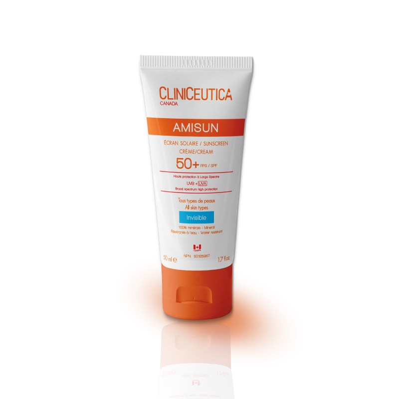 CLINICEUTICA AMISUN écran solaire invisible SPF 50+ | 50ml prix Maroc
