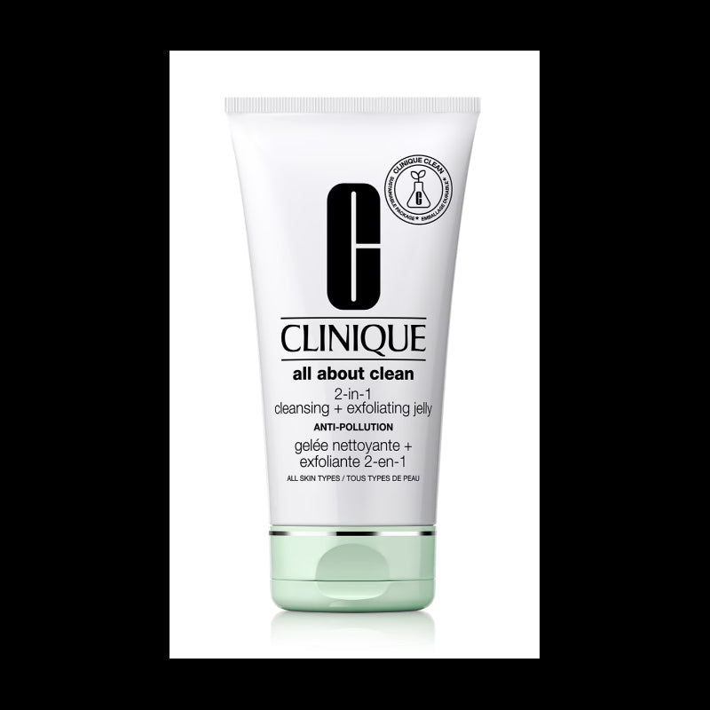 CLINIQUE All About Clean Gelée nettoyante + exfoliante 2 en 1 ANTI-POLLUTION 150ML