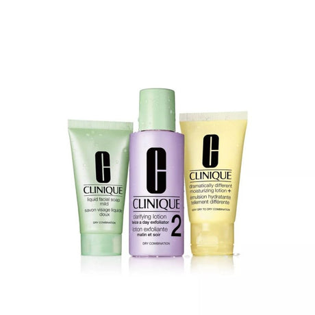 CLINIQUE Kit Basic 3 Temps Peaux sèches à mixtes N2 prix Maroc