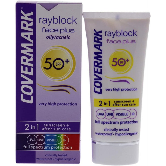 Covermark Rayblock Face Plus Oily/acneic SPF 50+ Crème Solaire