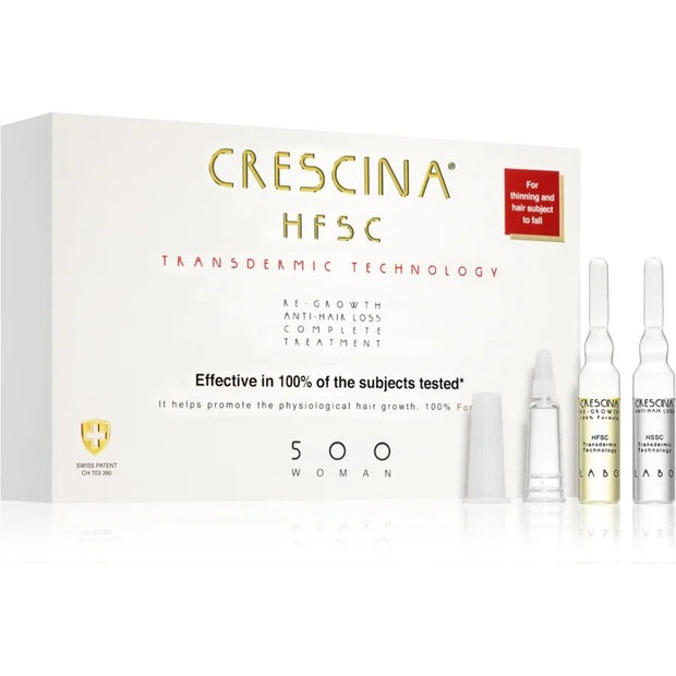 Crescina Hfsc Transdermic 500 Femme 10 + 10*3.5ml 20 Ampoules