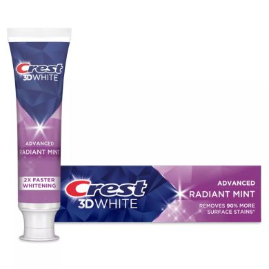 CREST 3D WHITE ADVANCED DENTIFRICE MINT 93 G prix Maroc